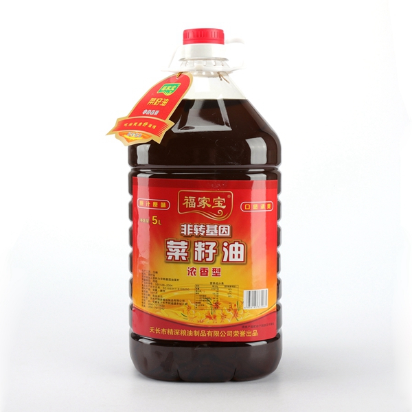 福家宝香浓型菜籽油5L