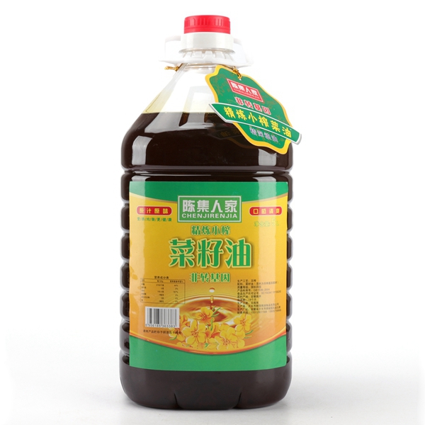 陈集人家精炼小榨菜籽油5L